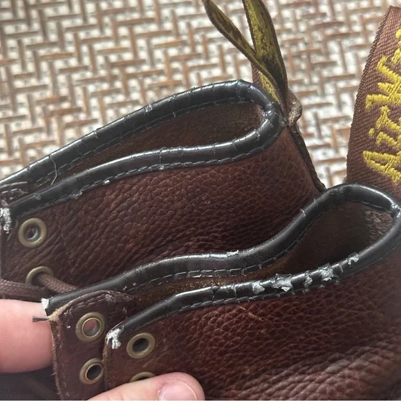 Dr. Martens Aztec Brown Lace Up Boots Sz 9 - Picture 7 of 7